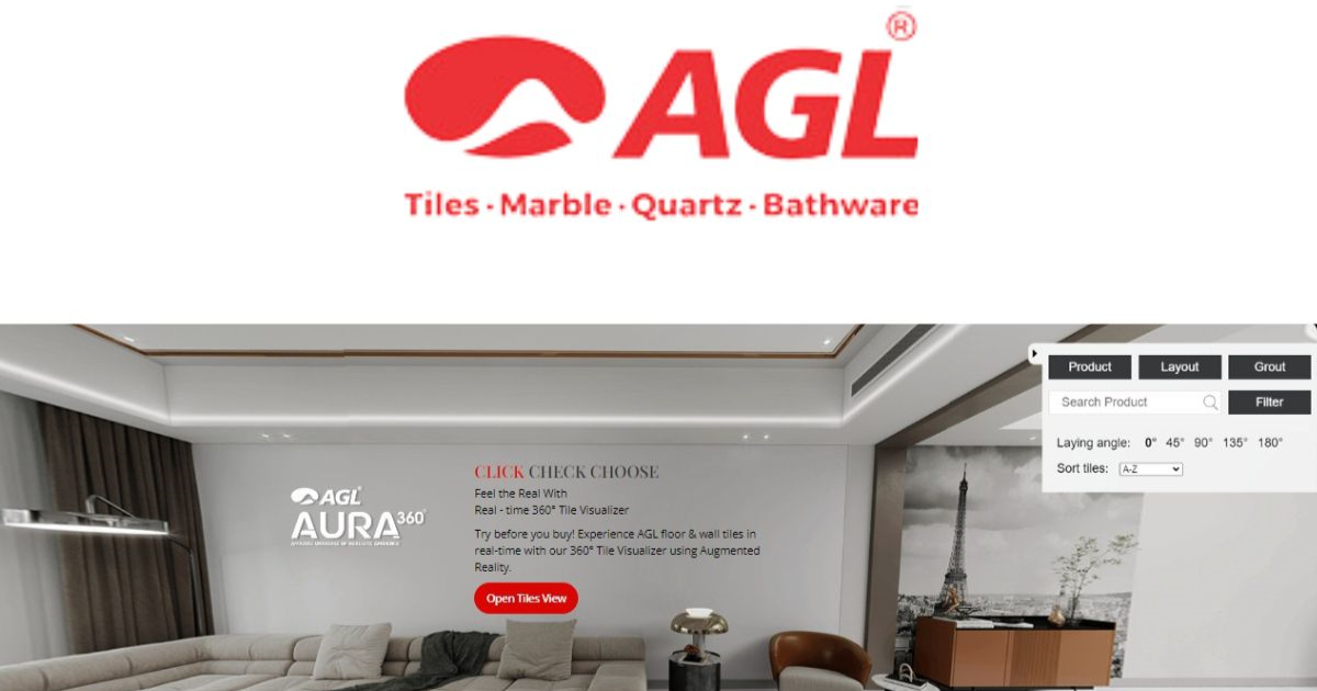 AGL Aura 360 Tile Visualizer Launched By AGL Tiles: A Revolutionary Tool for Tile Selection